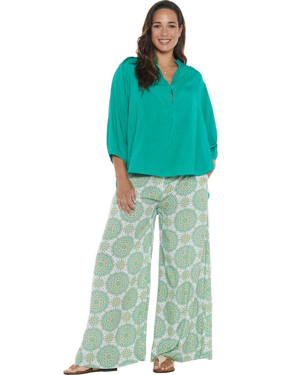 S24HBP02 - Pantalone largo Floating Lotus Happy Baba di Baba Design