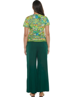 S24HBP04 - Pantaloni tinta unita Happy Baba di Baba Design - Gipsy Fashion Wear 