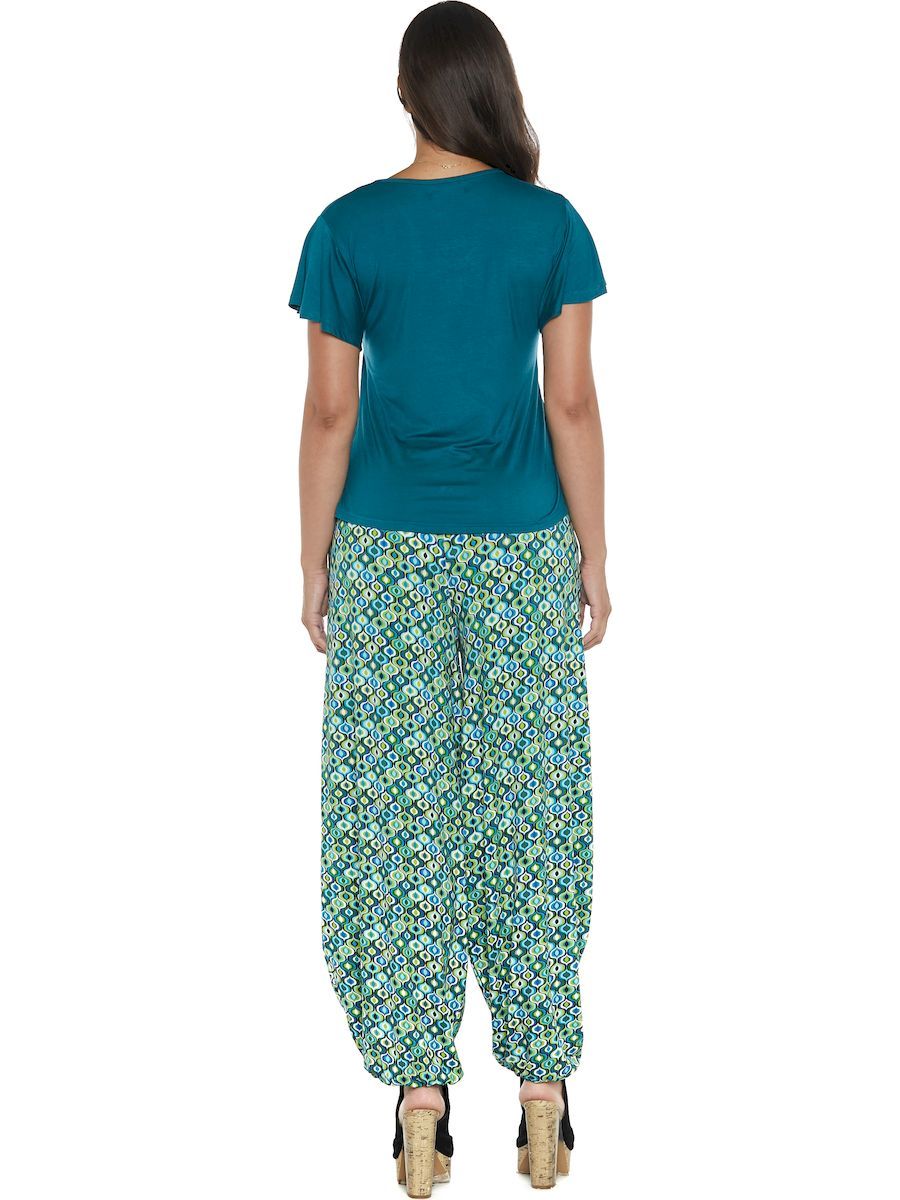 S24HBP06 - Sunny Psychotria Happy Baba trousers by Baba Design