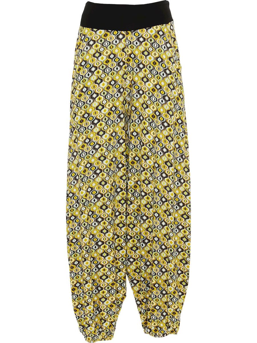 S24HBP06 - Sunny Psychotria Happy Baba trousers by Baba Design