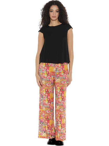 S24P05 - Camellia Sunrise Baba Design trousers