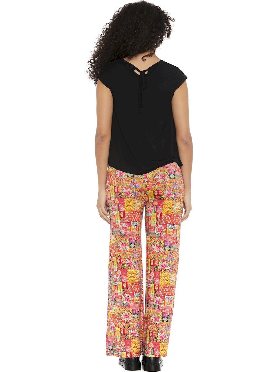 S24P05 - Camellia Sunrise Baba Design trousers