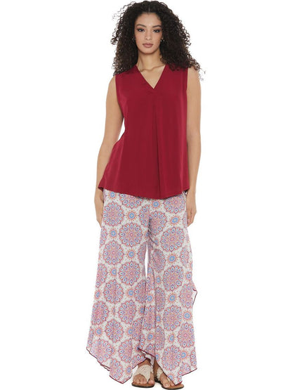 S24P08 - Lotus Baba Design Floating wide trousers