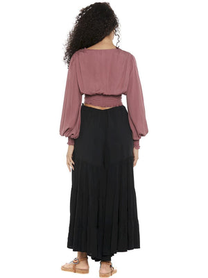 S24P100 - Pantalone tinta unita Guanabana Desert Baba Design - Gipsy Fashion Wear 