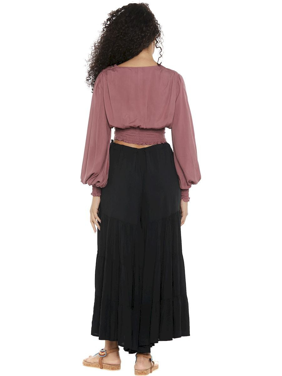 S24P100 - Pantalone tinta unita Guanabana Desert Baba Design - Gipsy Fashion Wear 