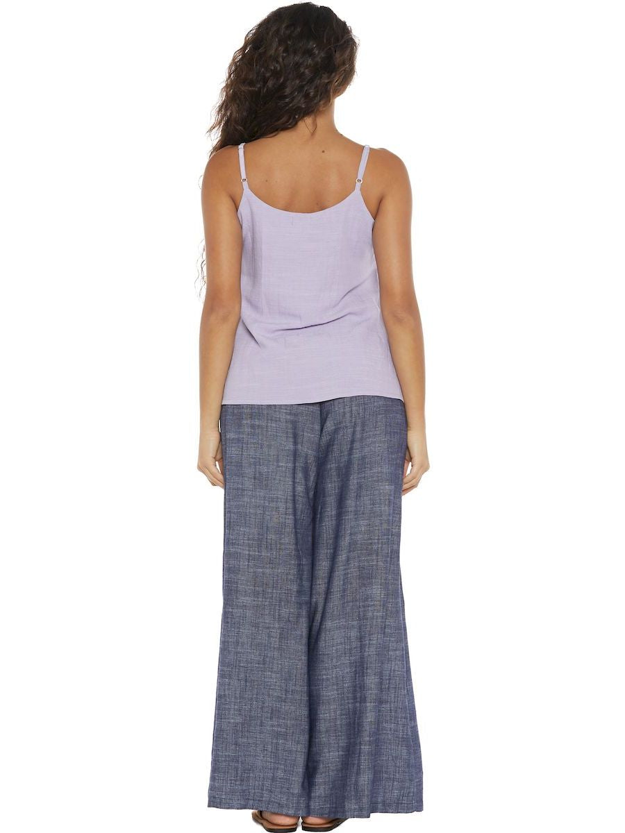 S24P104 - Bamboo Plant Baba Design palazzo trousers