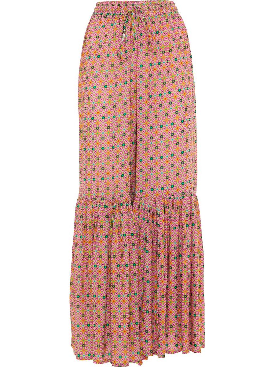 S24P13 - Pantalone con balze Cycas Surfboard Baba Design - Gipsy Fashion Wear 