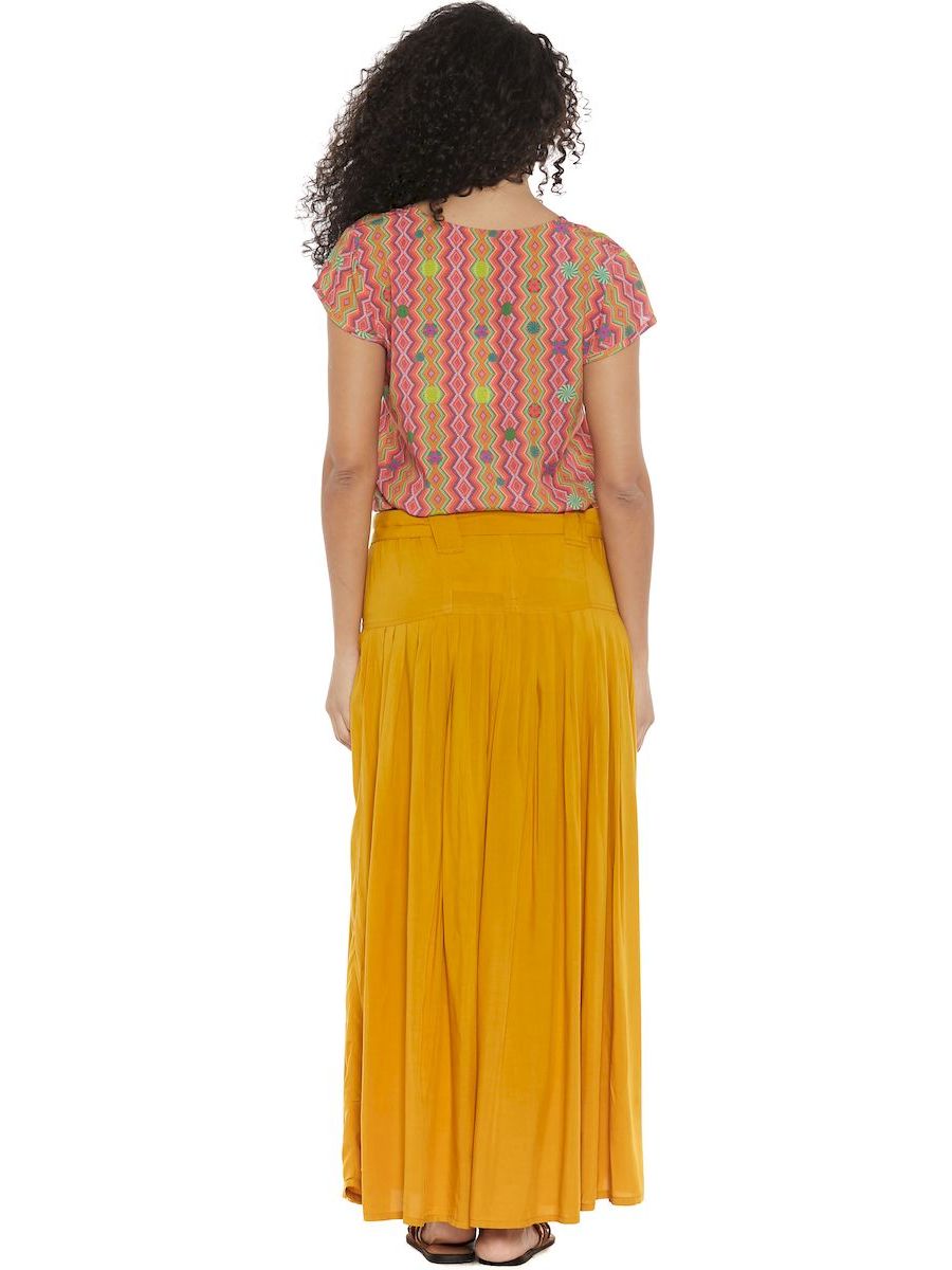 S24SK01 - Gonna larga Guzmania Beach Baba Design - Gipsy Fashion Wear 