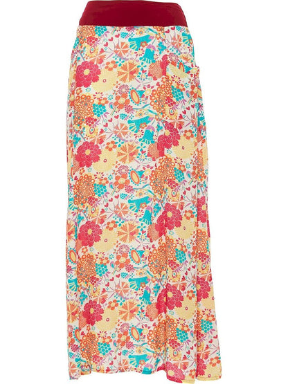 S24SK04 - Gardenia Blossom Baba Design long skirt