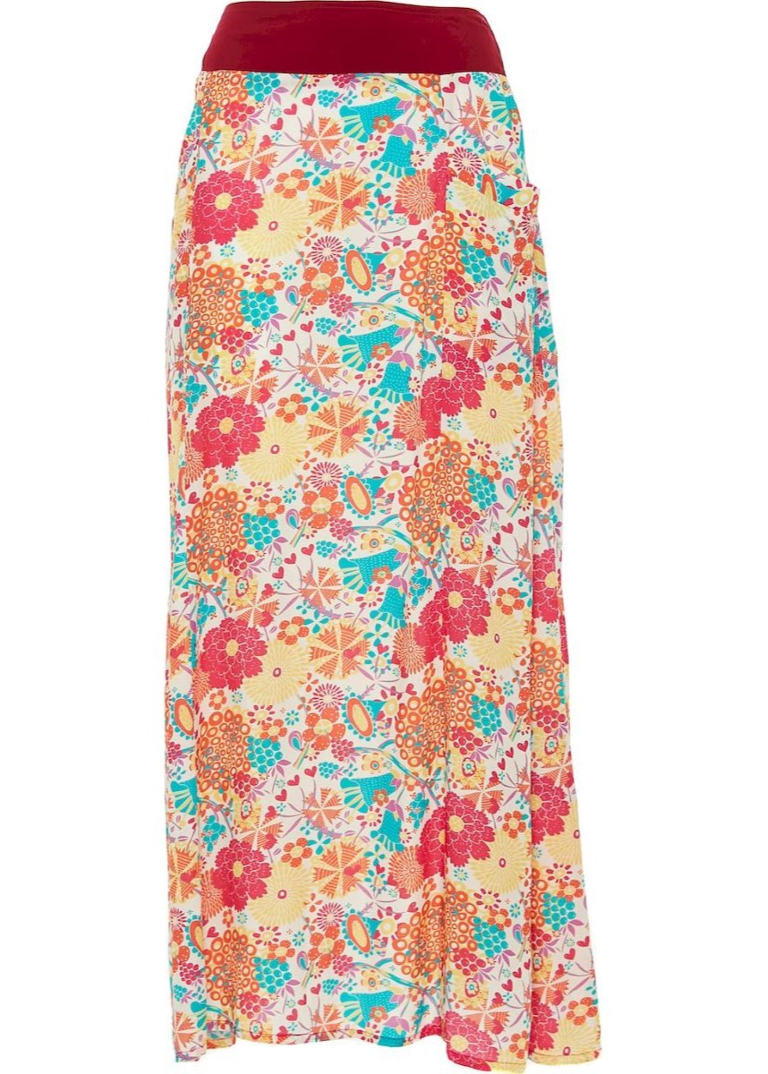 S24SK04 - Gonna lunga Gardenia Blossom Baba Design - Gipsy Fashion Wear 
