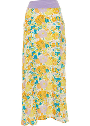 S24SK04 - Gonna lunga Gardenia Blossom Baba Design - Gipsy Fashion Wear 