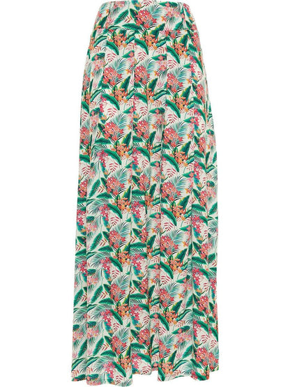 S24SK08 - Exotic Kenzia Baba Design long skirt