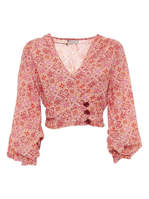 S24T02 - Camicetta Yucca Boat Baba Design - Gipsy Fashion Wear 