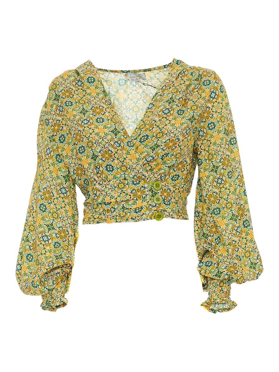 S24T02 - Camicetta Yucca Boat Baba Design - Gipsy Fashion Wear 