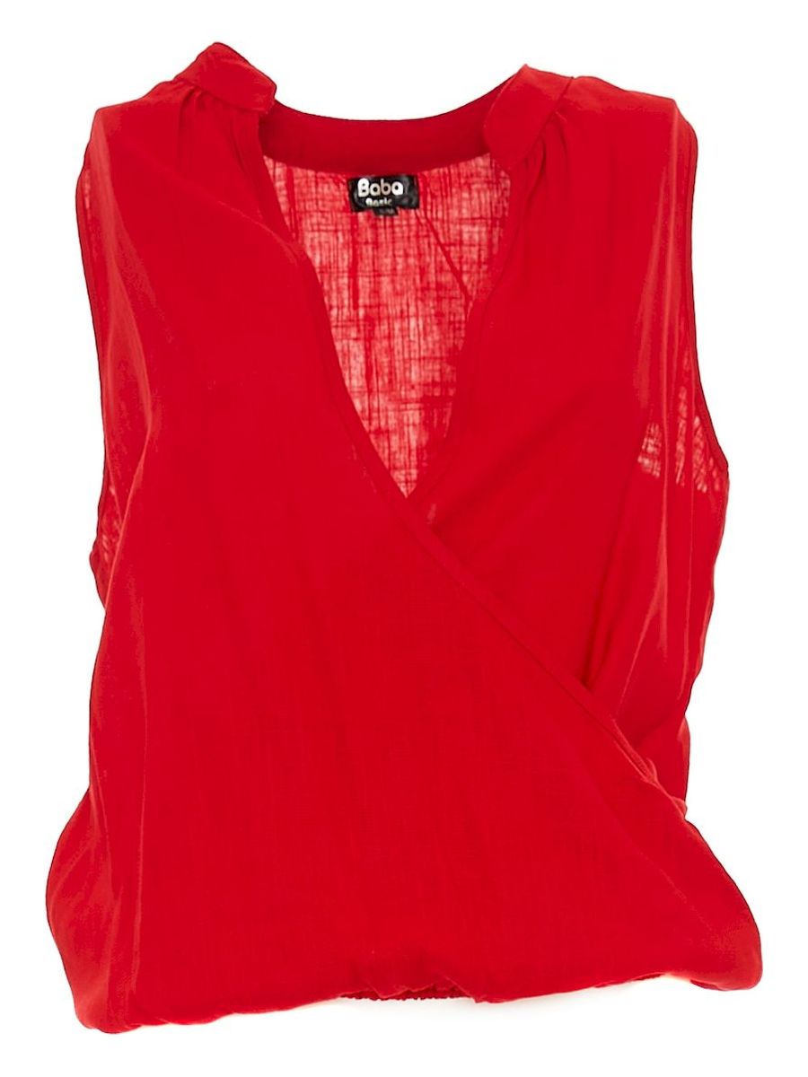 S24T105 - Top incrociato Guanabana Desert Baba Design - Gipsy Fashion Wear 