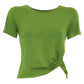 S24T28 - Solid color t-shirt Aralia Green Ocean Baba Design