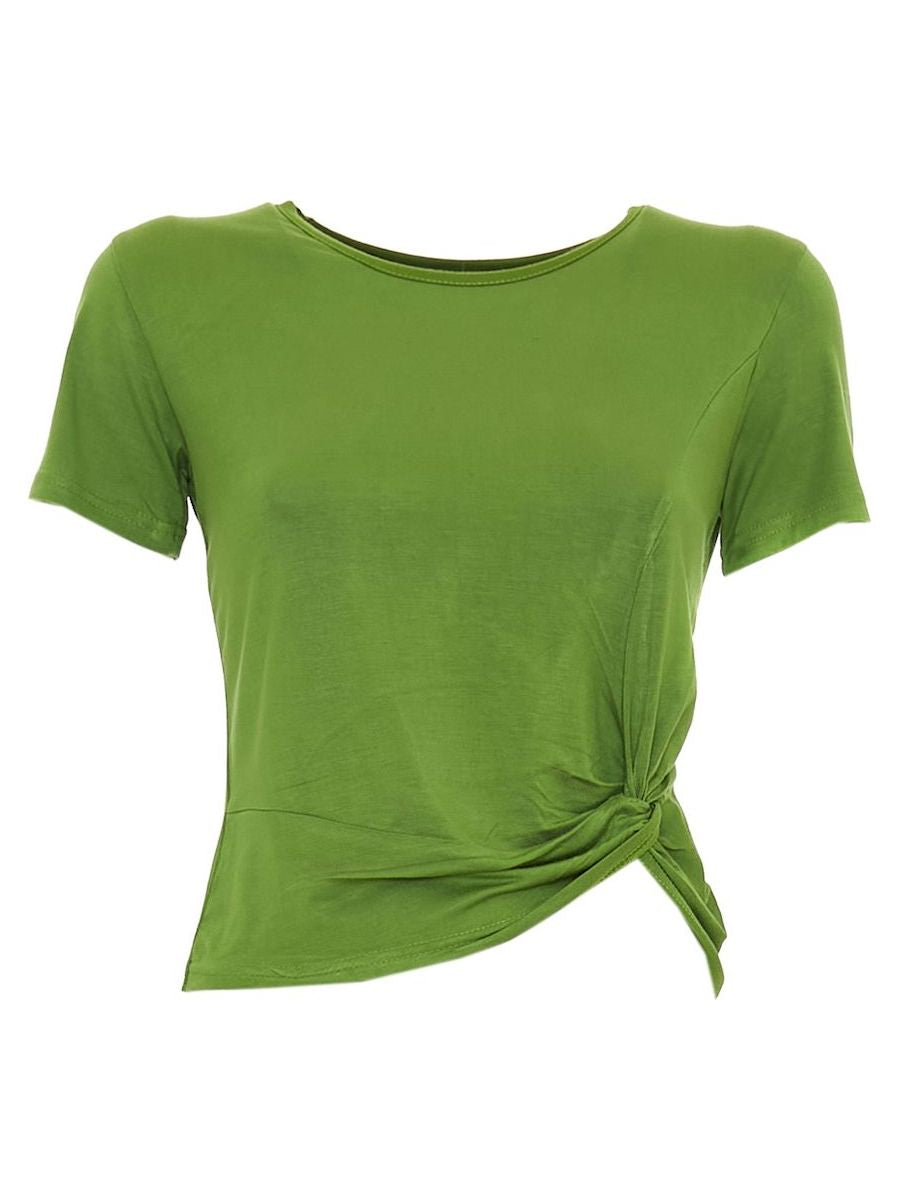 S24T28 - Solid color t-shirt Aralia Green Ocean Baba Design