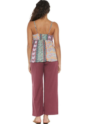 S24T301 - Top Musa Leaf Baba Design - Gipsy Fashion Wear 