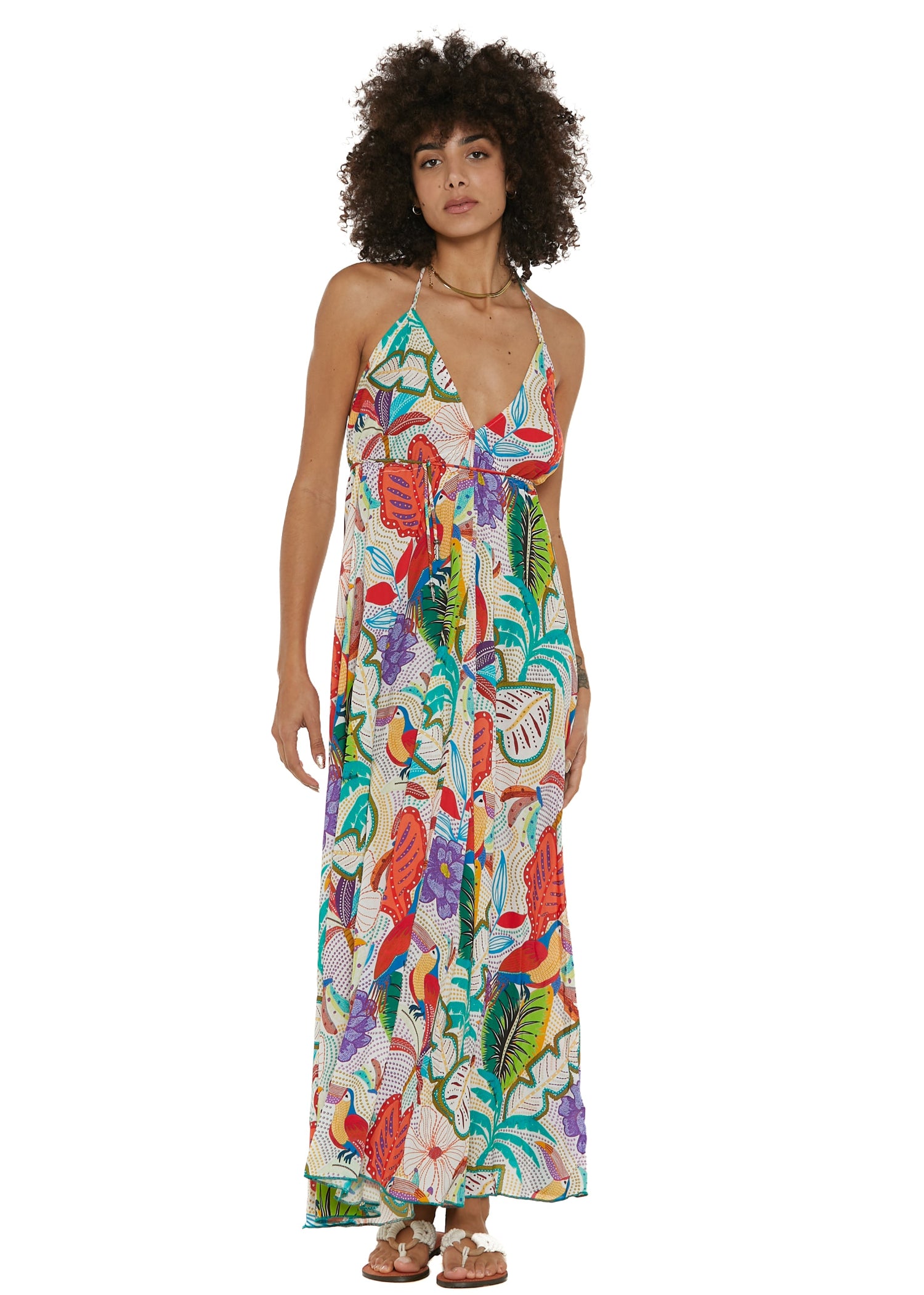 S25D02 - Vestito lungo Beach Vibes di Baba Design - Gipsy Fashion Wear 