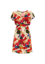 S25D04 - Vestito corto Tropical Parrot di Baba Design - Gipsy Fashion Wear 