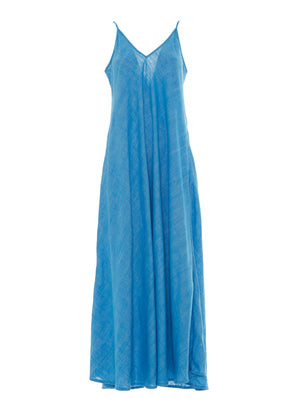 S25D110 - Vestito lungo Crinkle Sunbeam di Baba Design - Gipsy Fashion Wear 