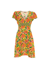 S25D11 - Vestito svasato Flowers Paradise di Baba Design - Gipsy Fashion Wear 