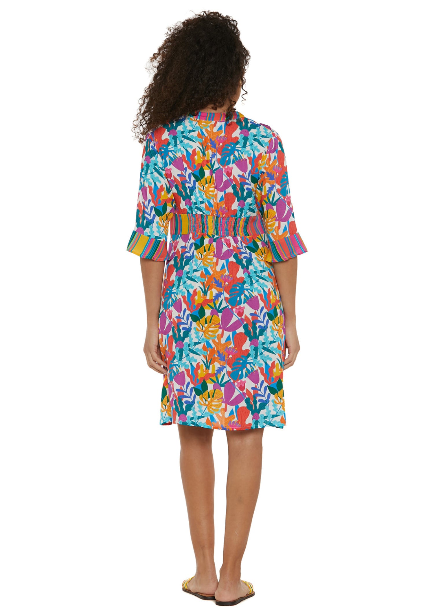 S25D13 - Vestito Underwater Stripes di Baba Design - Gipsy Fashion Wear 