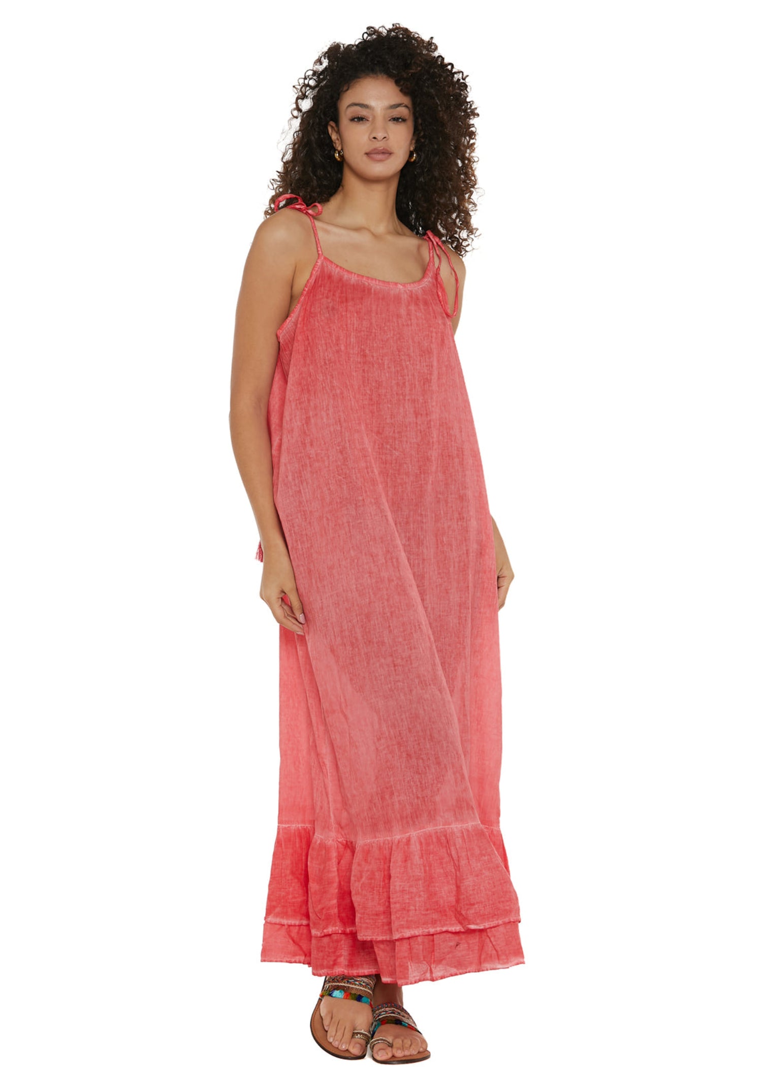 S25D206 - Vestito lungo Stonewash Dreams di Baba Design - Gipsy Fashion Wear 