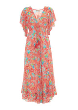 S25D318 - Vestito lungo Ocean Waves di Baba Design - Gipsy Fashion Wear 