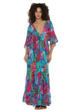 S25D334 - Vestito lungo Azure Horizon di Baba Design - Gipsy Fashion Wear 