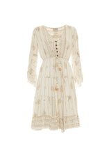 S25D412 - Vestito corto Golden Sand di Baba Design - Gipsy Fashion Wear 