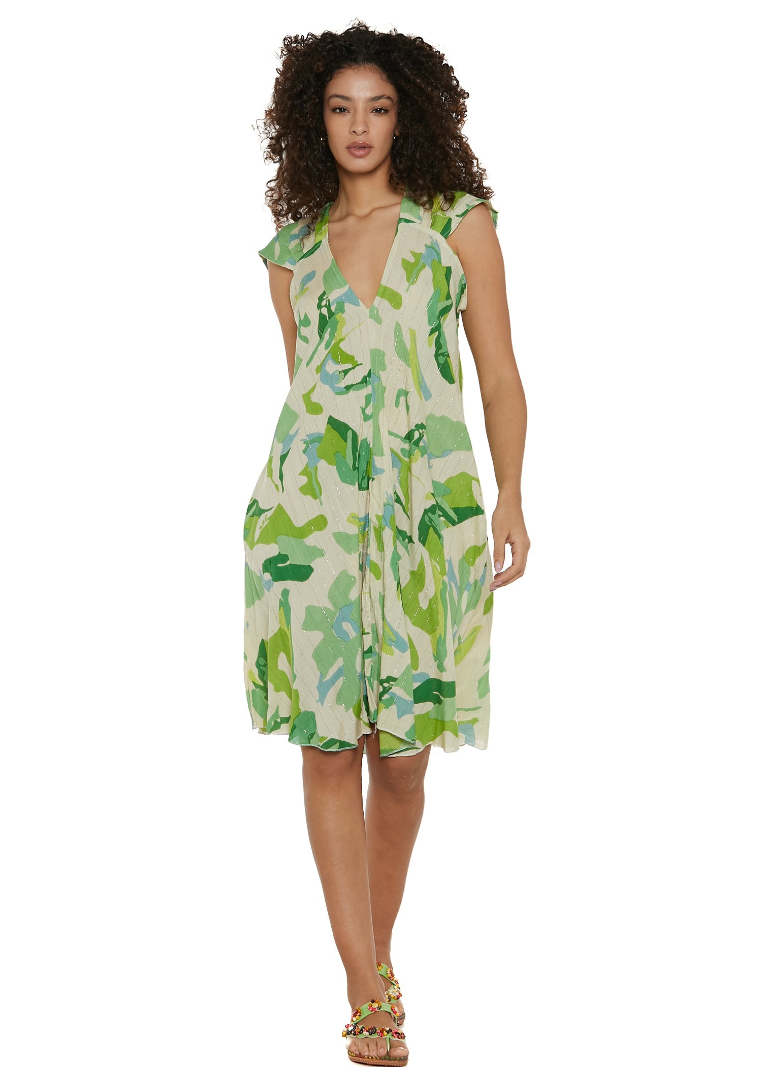 S25D414 - Vestito Summer Splash di Baba Design - Gipsy Fashion Wear 