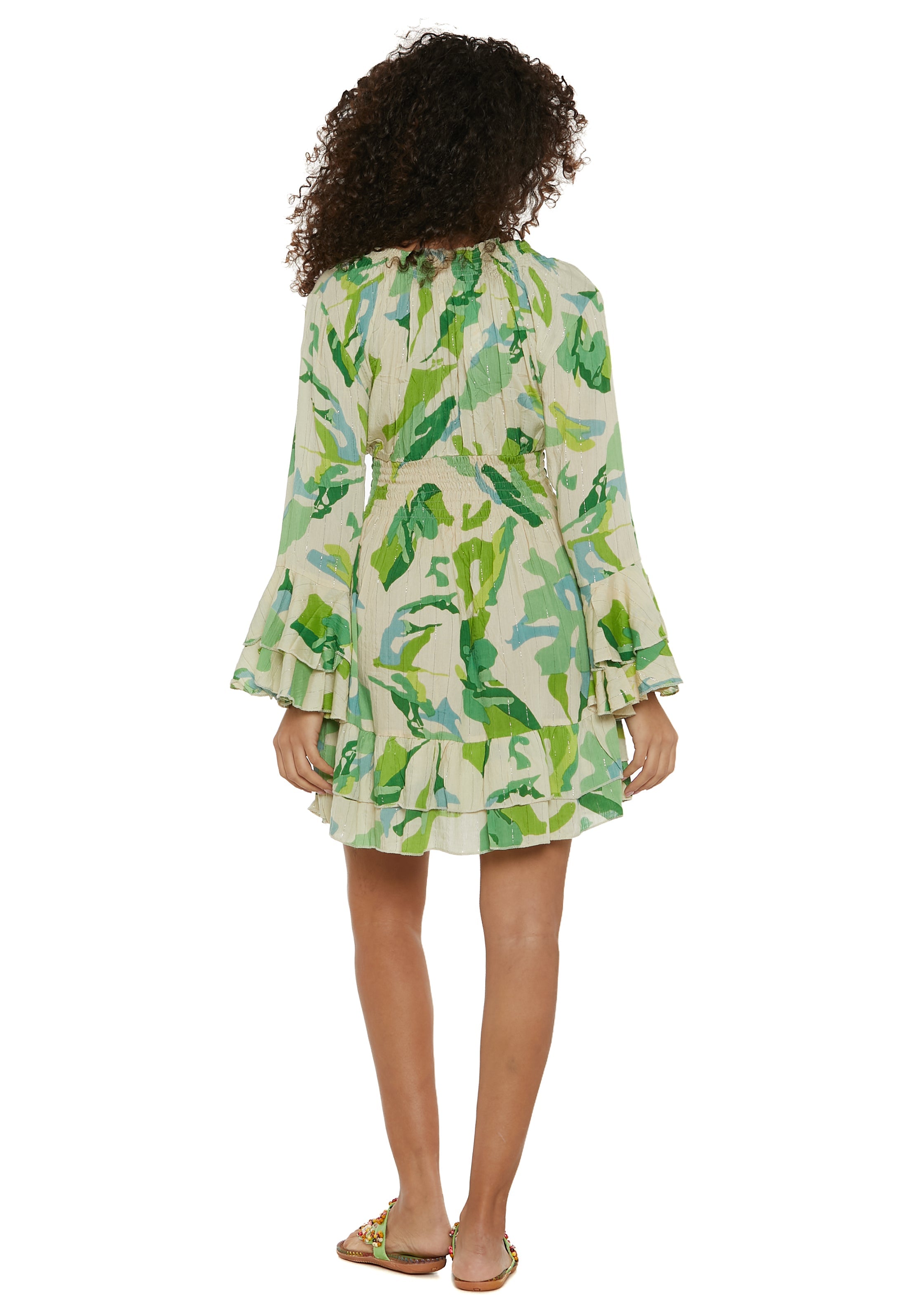 S25D419 - Vestito corto Summer Splash di Baba Design - Gipsy Fashion Wear 