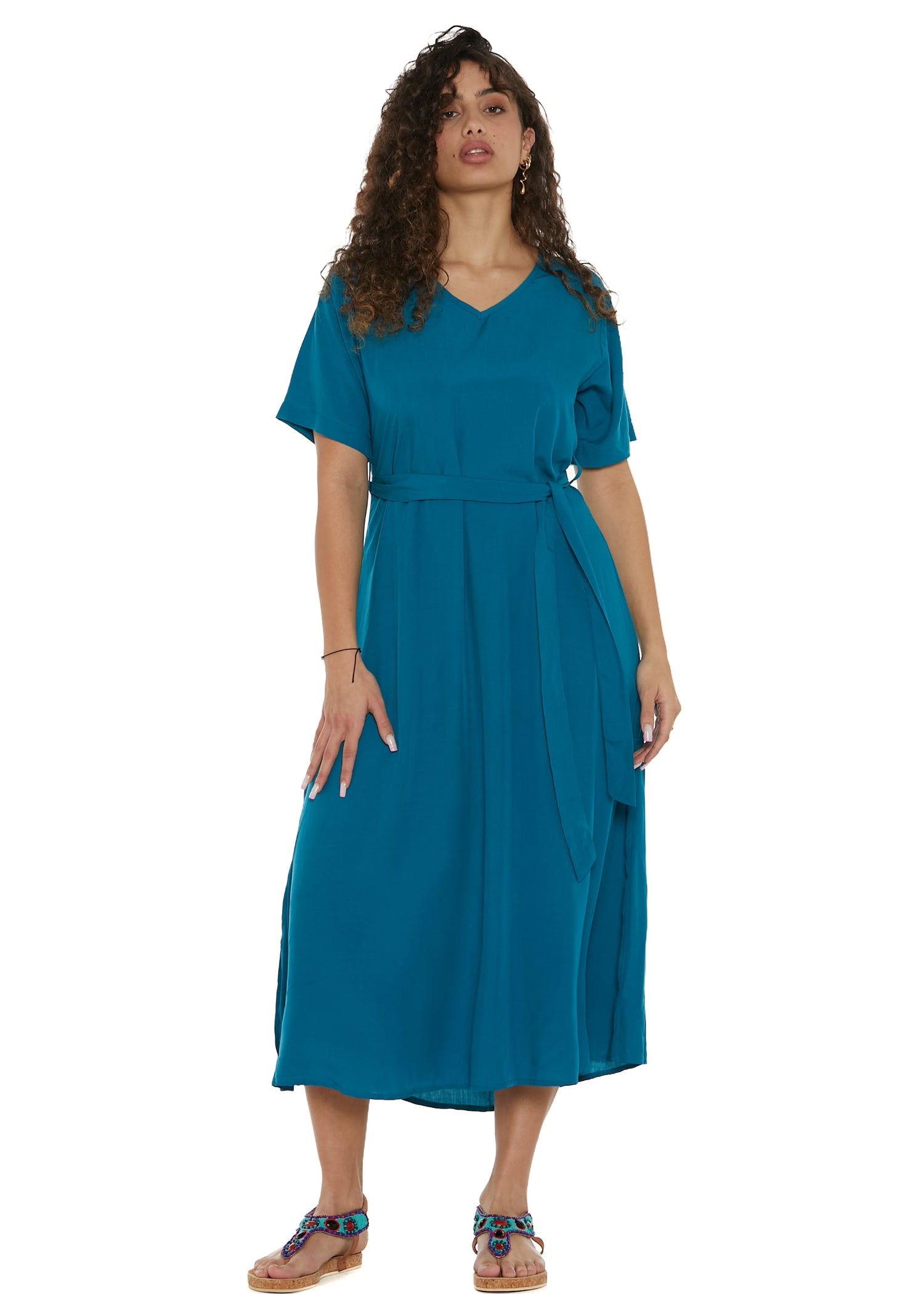 S25HBD03 - Vestito Flowers Paradise Happy Baba di Baba Design - Gipsy Fashion Wear 