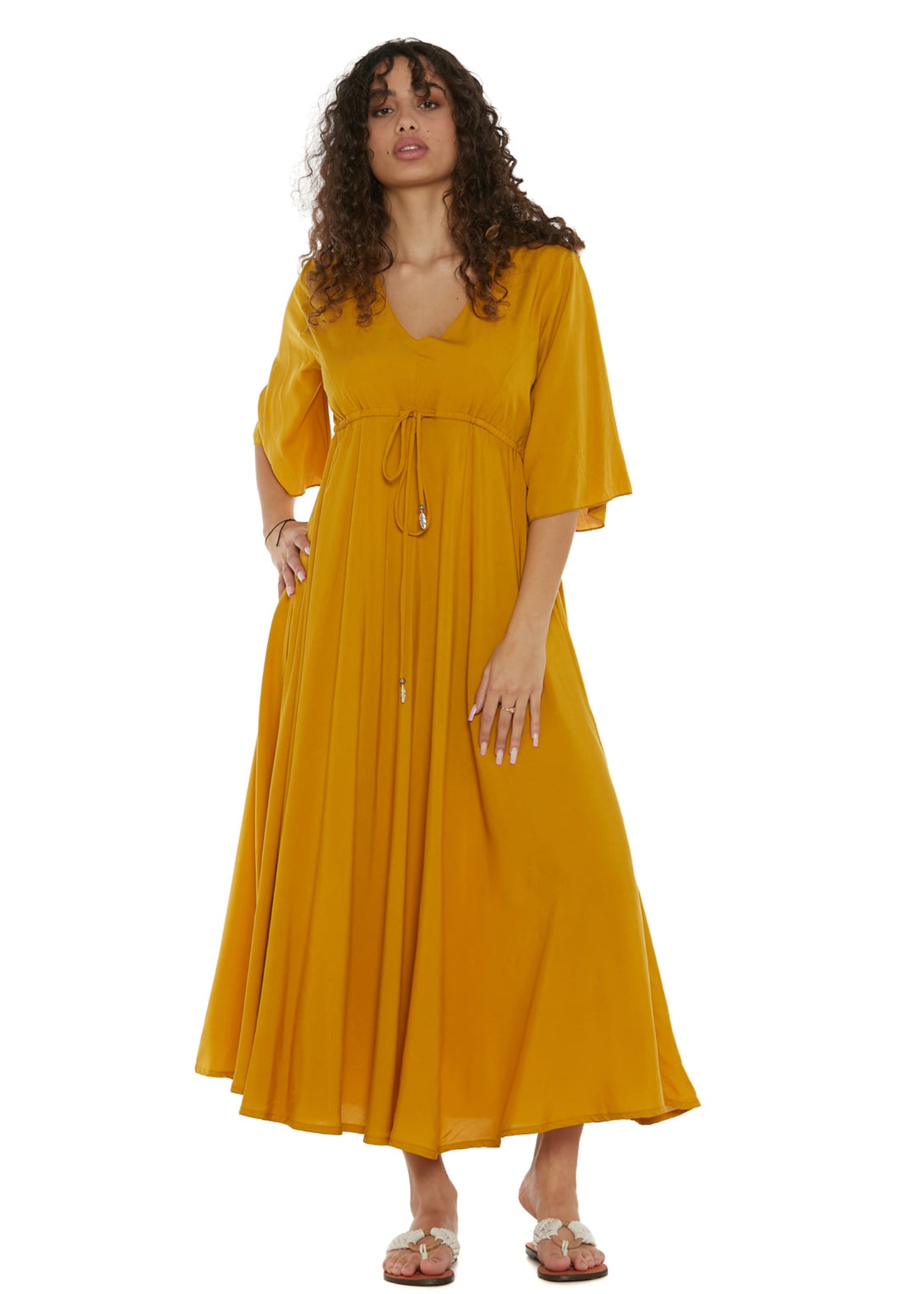 S25HBD100 - Vestito lungo Happy Baba di Baba Design - Gipsy Fashion Wear 