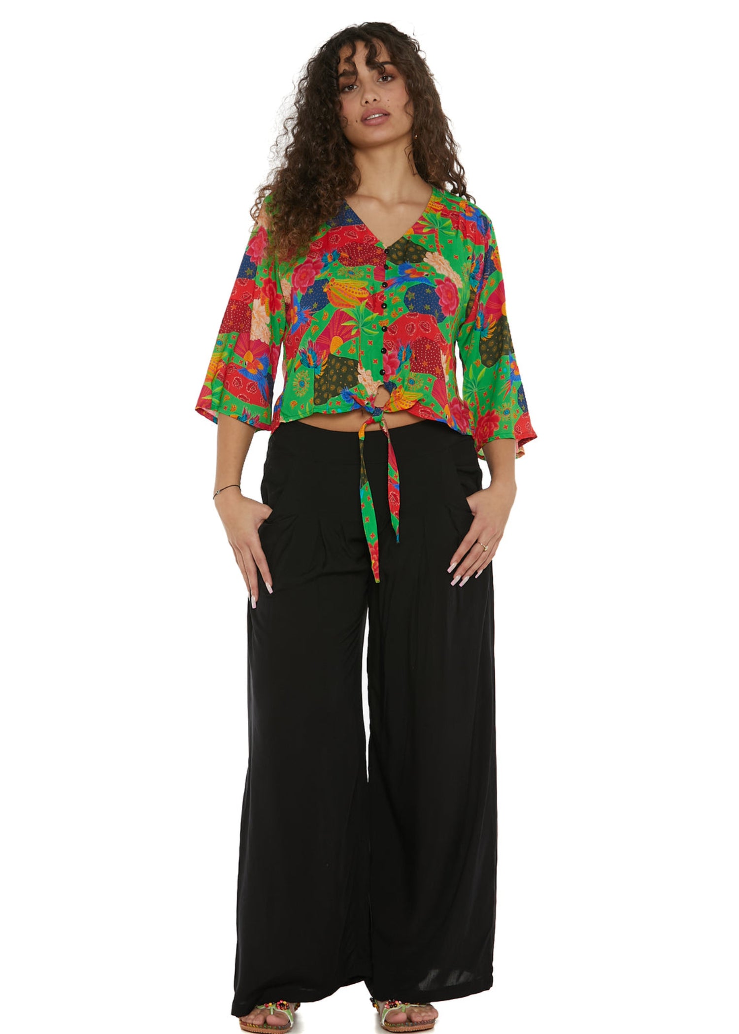 S25HBP03 - Pantaloni Happy Baba di Baba Design - Gipsy Fashion Wear 