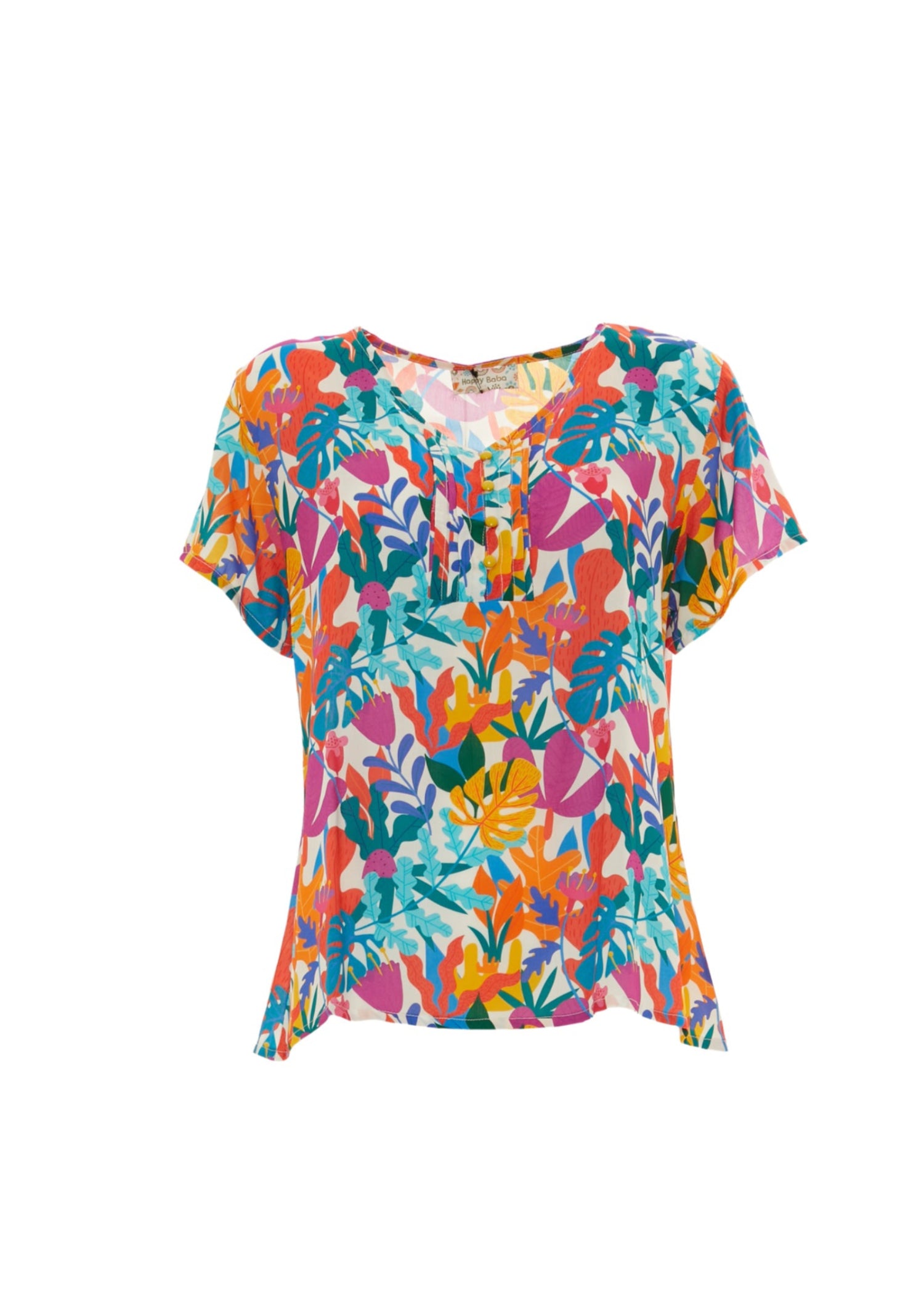 S25HBT03 - Maglia Underwater Stripes Happy Baba di Baba Design - Gipsy Fashion Wear 