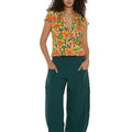 S25P04 - Pantaloni Flowers Paradise di Baba Design - Gipsy Fashion Wear 