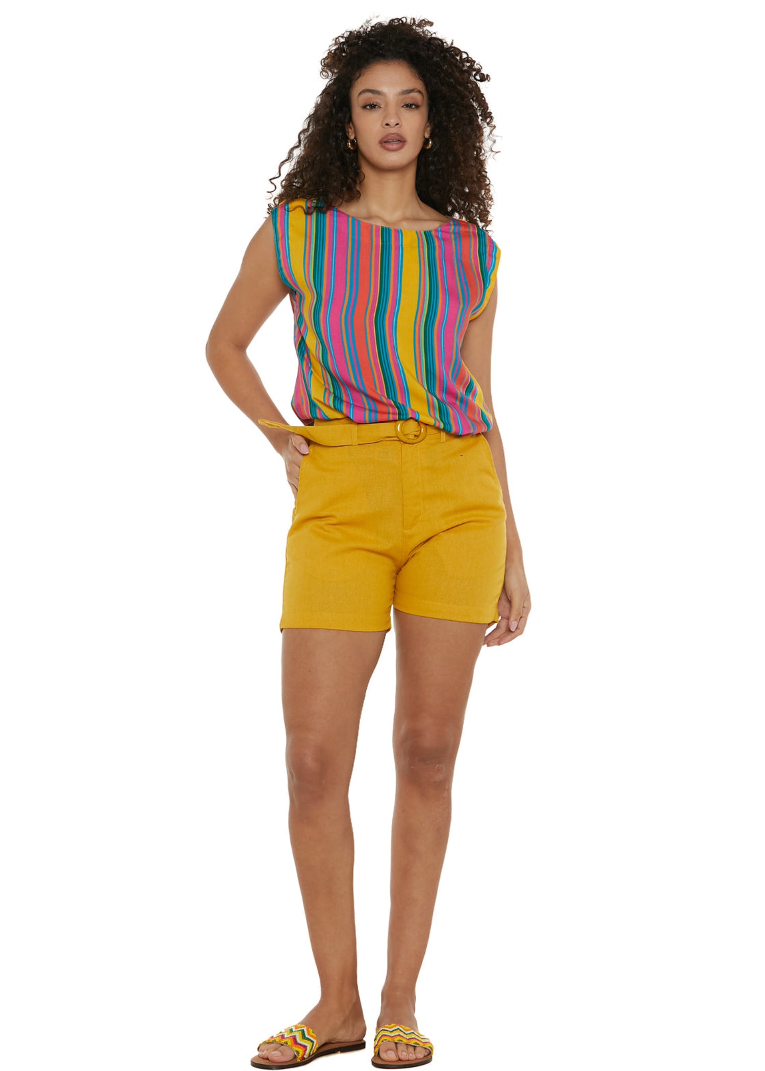 S25P06 - Pantaloncino Underwater Stripes di Baba Design