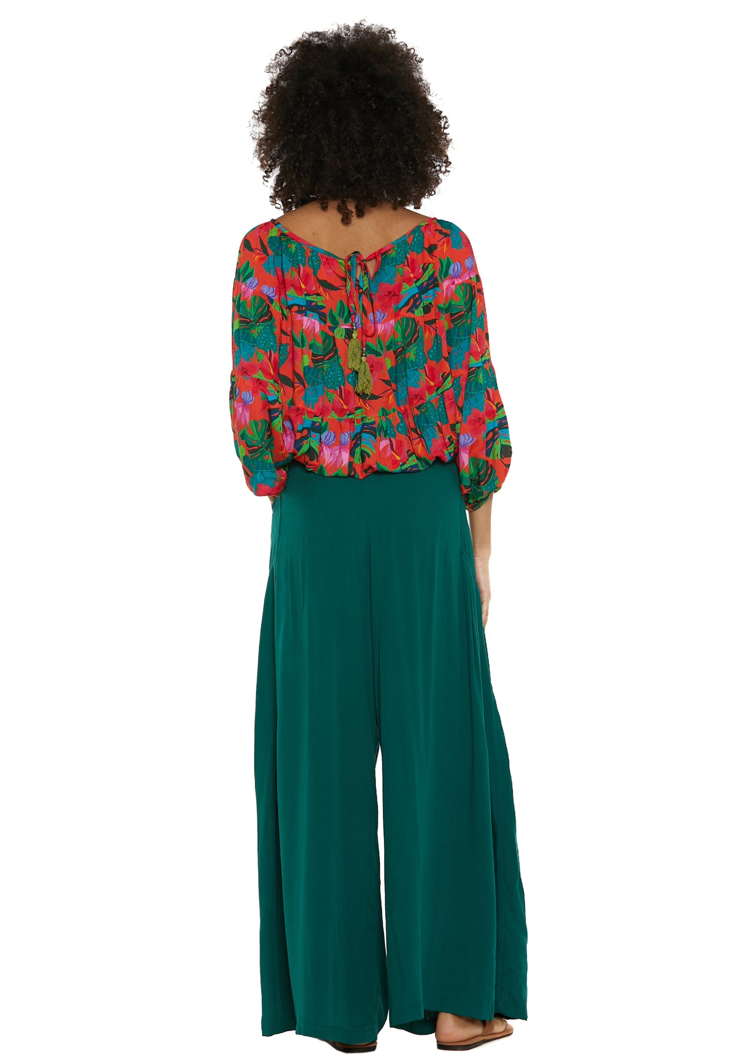 S25P08 - Pantaloni Surf Bloom di Baba Design - Gipsy Fashion Wear 