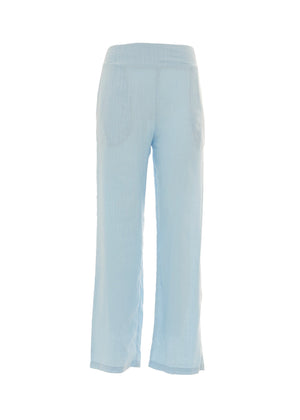 S25P100 - Pantalone tinta unita Coral Reef di Baba Design - Gipsy Fashion Wear 