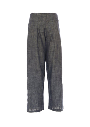 S25P104 - Pantaloni tinta unita Sangallo Garden di Baba Design - Gipsy Fashion Wear 