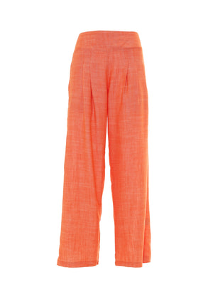 S25P104 - Pantaloni tinta unita Sangallo Garden di Baba Design - Gipsy Fashion Wear 