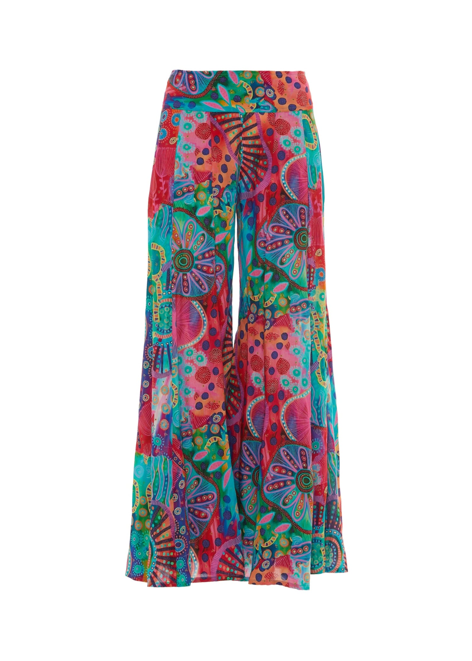 S25P311 - Pantaloni Azure Horizon di Baba Design - Gipsy Fashion Wear 