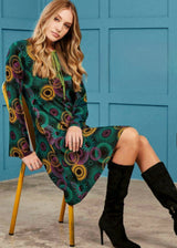 W23D14 - Vestito longuette svasato Copenaghen Baba Design - Gipsy Fashion Wear 