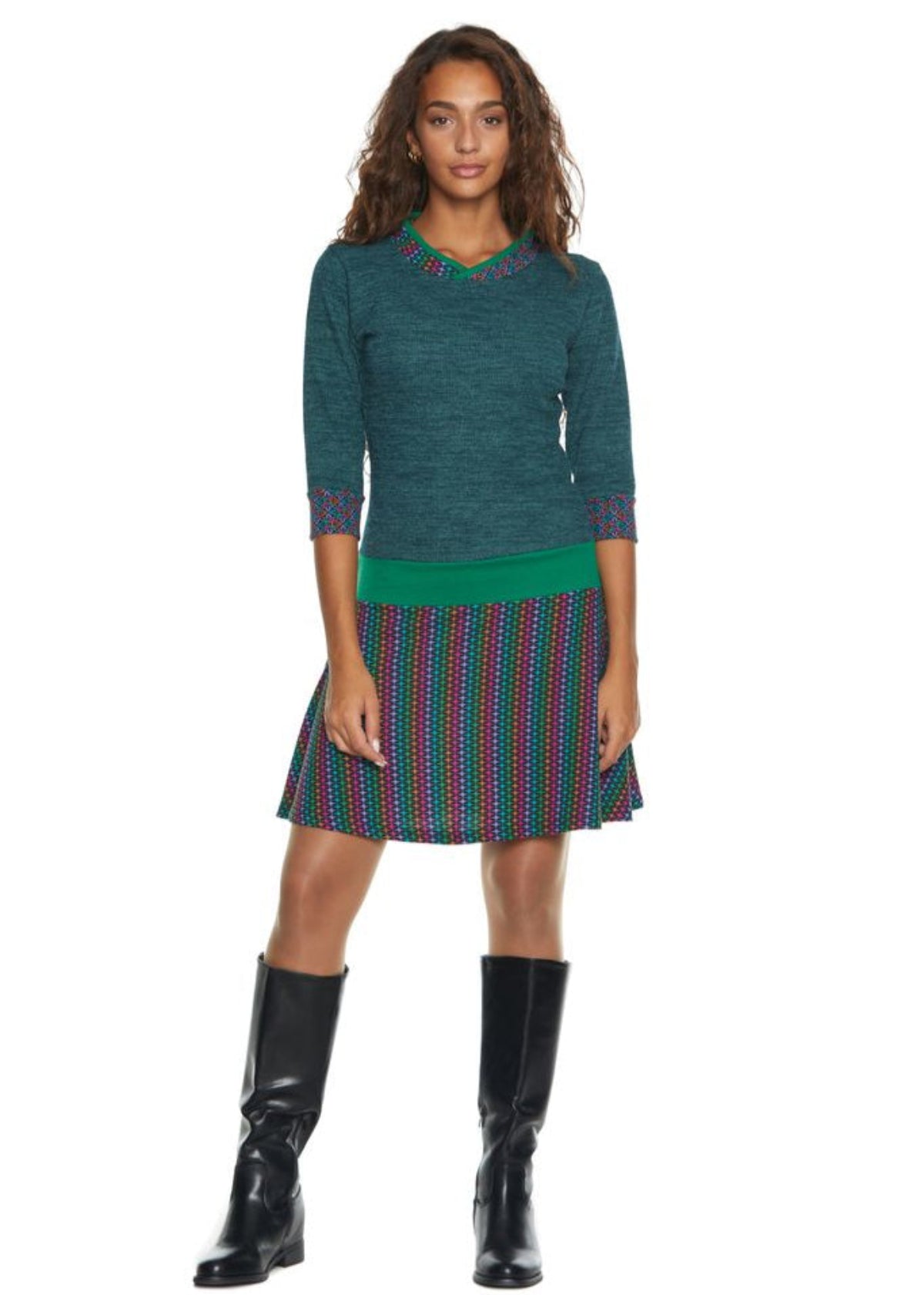 W23D27- Vestito corto Vienna Baba Design - Gipsy Fashion Wear 