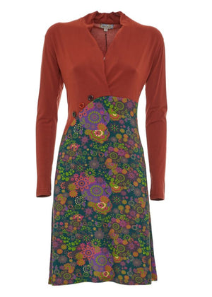 W23D03 - Vestito media lunghezza Dublino Baba Design - Gipsy Fashion Wear 