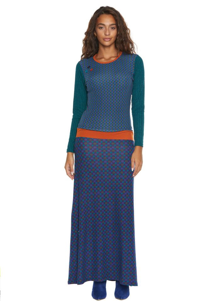 W23D04 - Vestito lungo Budapest Baba Design - Gipsy Fashion Wear 