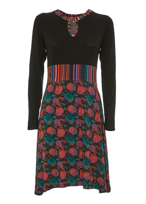W23D08 - Vestito al ginocchio Londra Baba Design - Gipsy Fashion Wear 