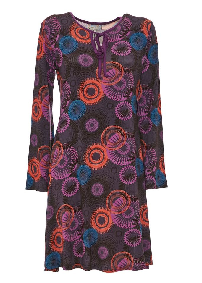 W23D14 - Vestito longuette svasato Copenaghen Baba Design - Gipsy Fashion Wear 